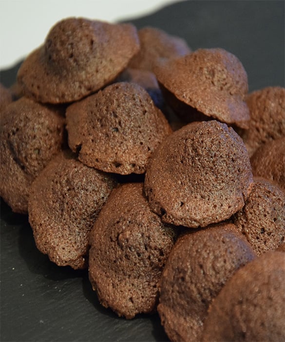 Recette de la madeleine au chocolat et au miel