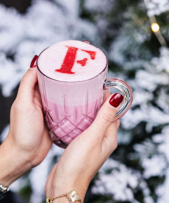 Recette Pink Latte FAUCHON