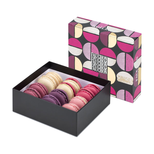 Coffret 12 macarons - Boite Mac