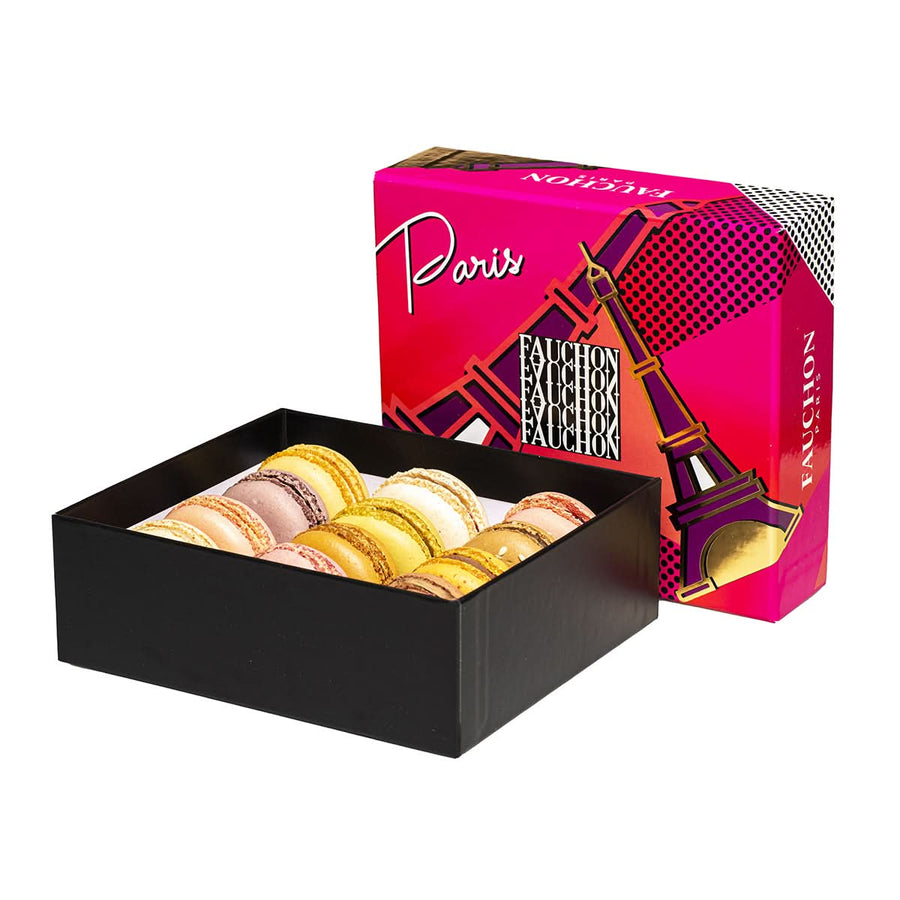 Coffret 12 macarons - Boite Paris