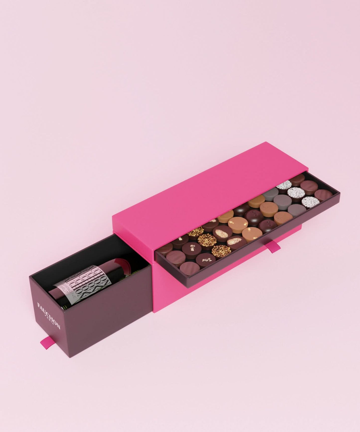 Coffret Champagne et 30 Chocolats