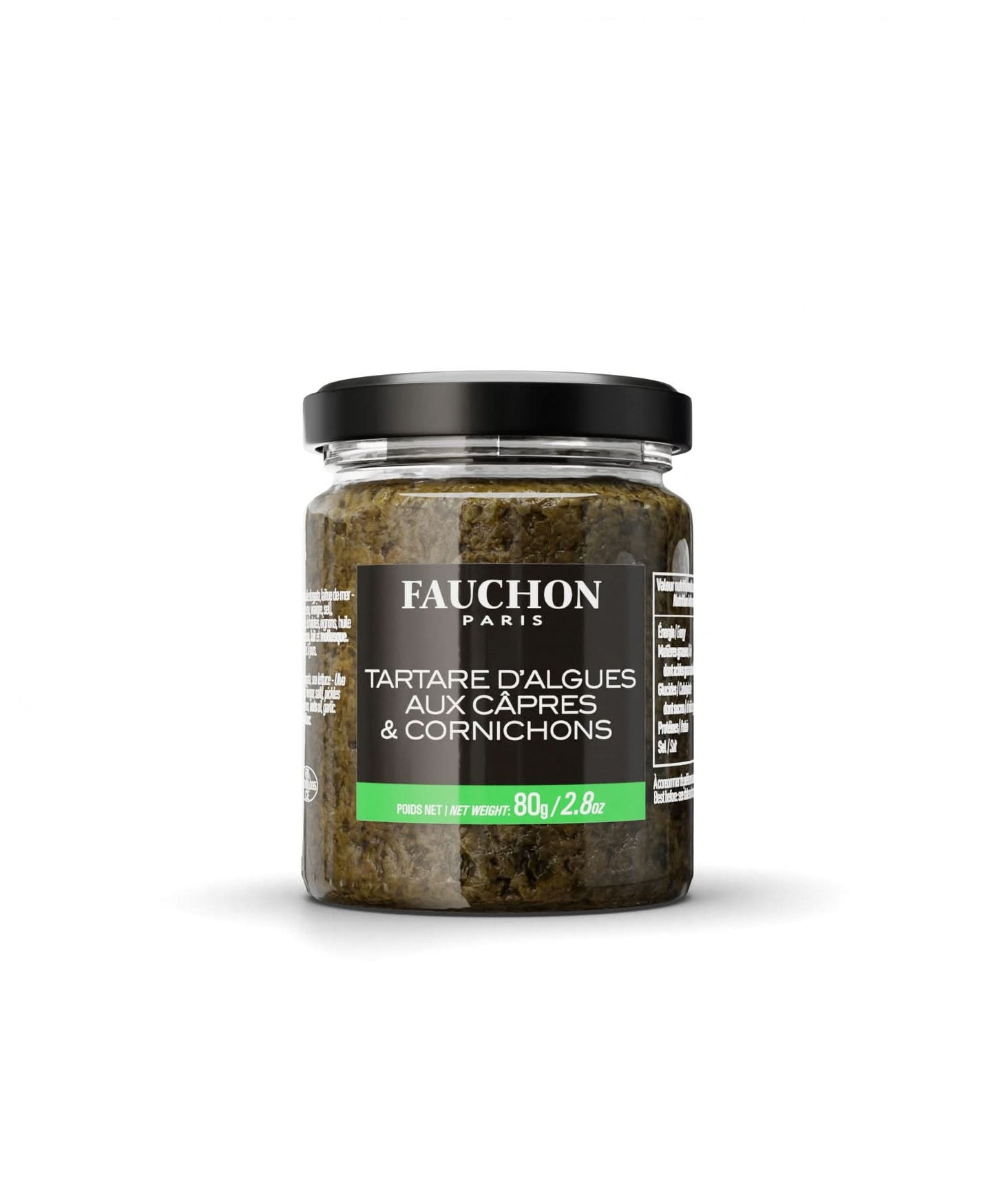 Tartare d'algues aux câpres & cornichons