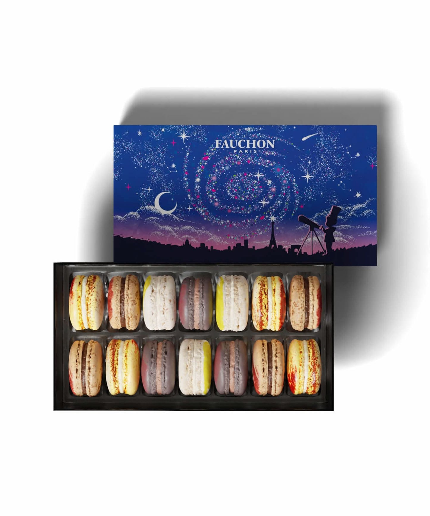 Coffret 14 macarons de Noël Constellation