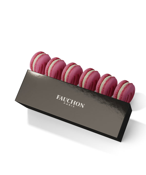 Réglette de 6 macarons - Bisou Bisou