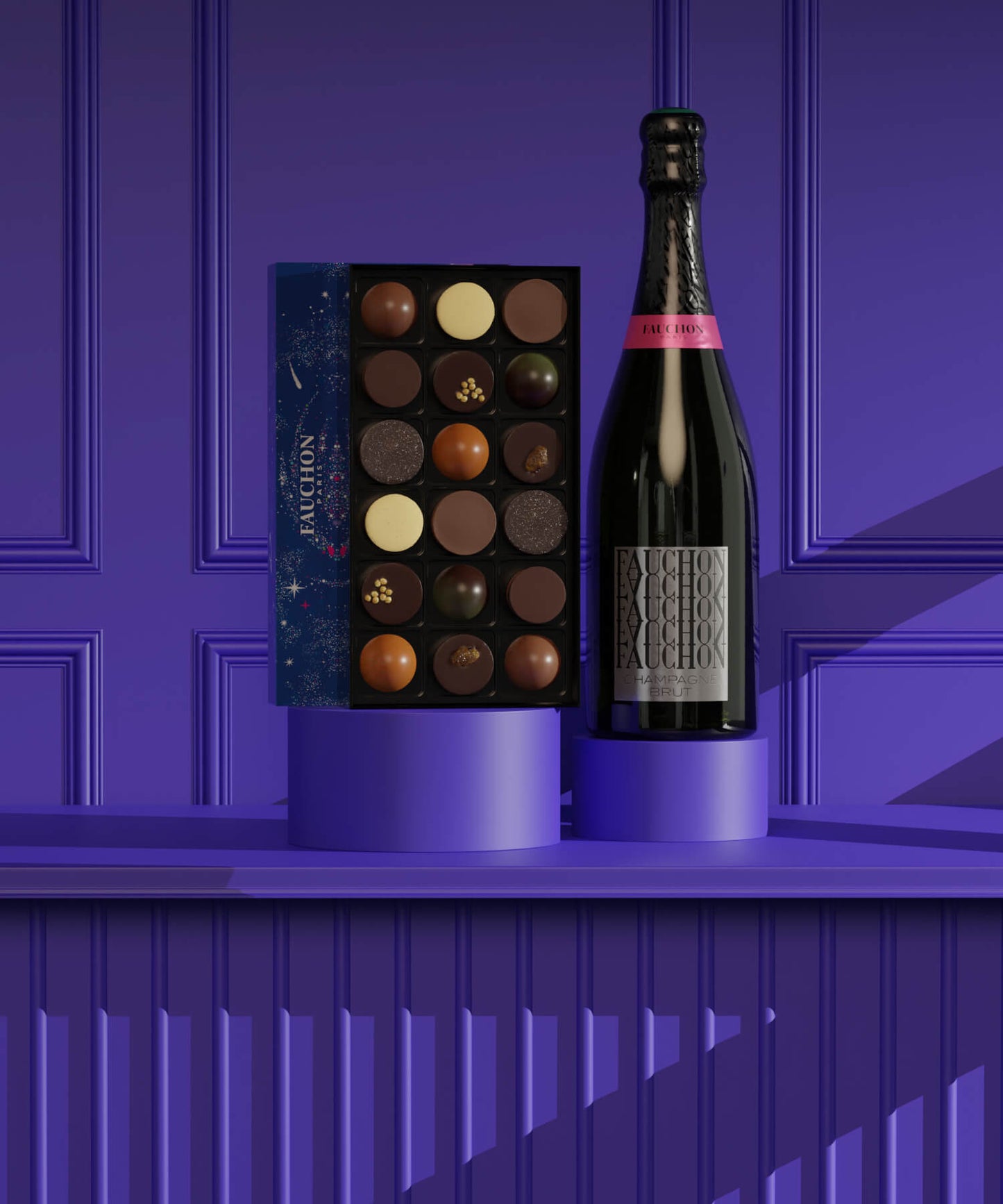 Duo Ecrin Collector & Champagne FAUCHON