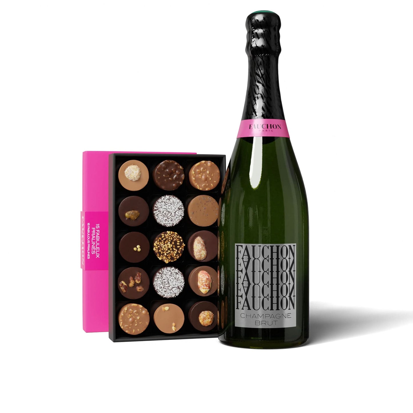 15 Pralinés et 75cl de Bulles Fines FAUCHON