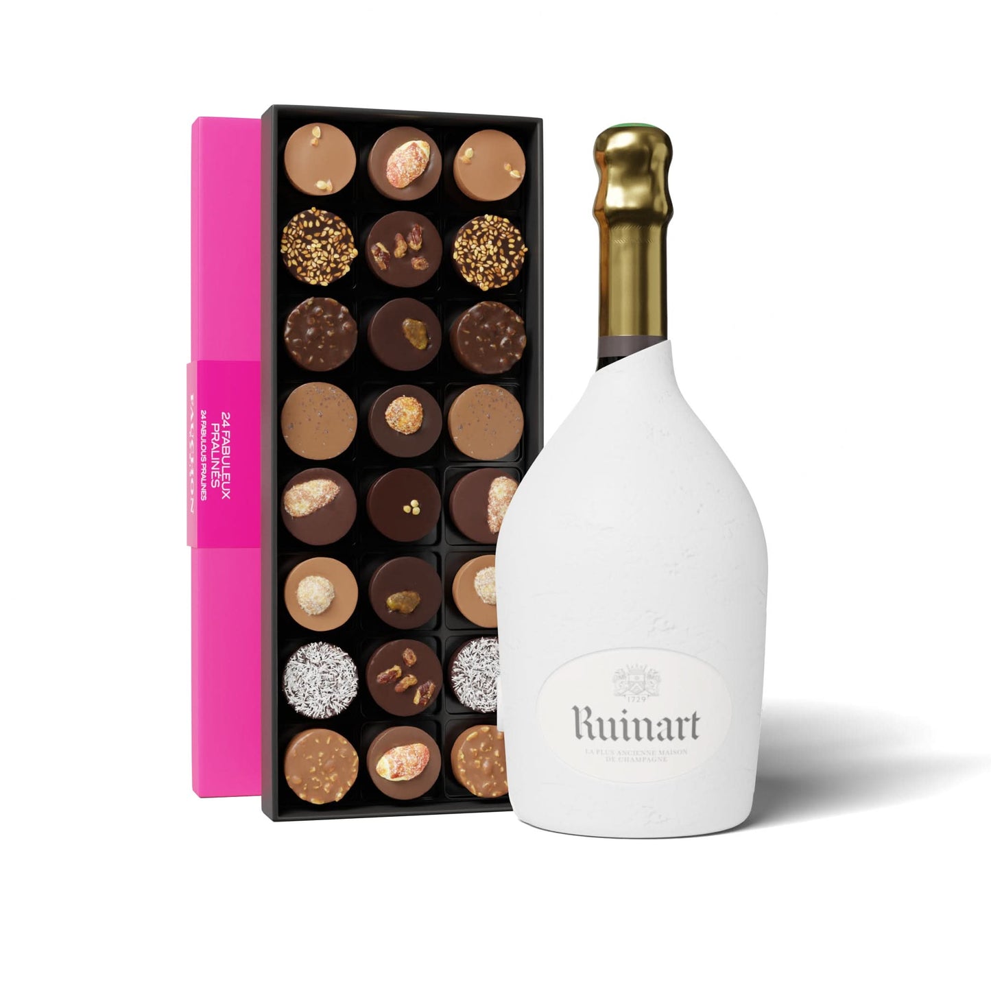 24 Pralines & Ruinart