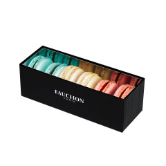 Box of 6 macarons - tricolors